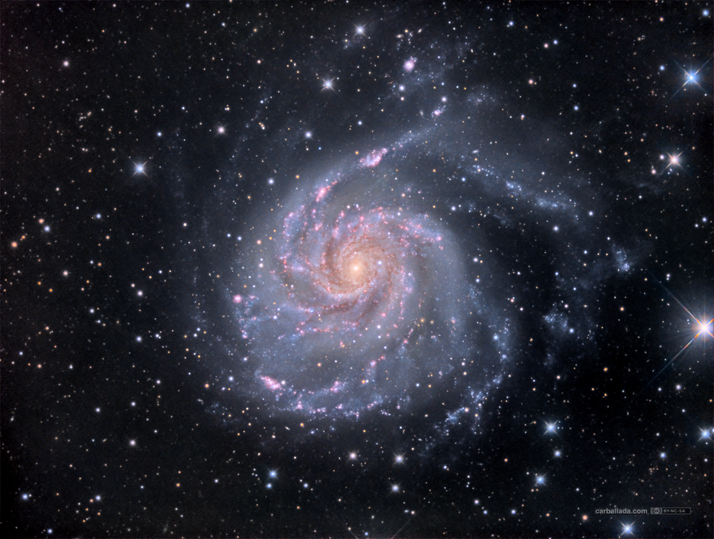 Pinwheel Galaxy (M101) in HaLRGB - Astro